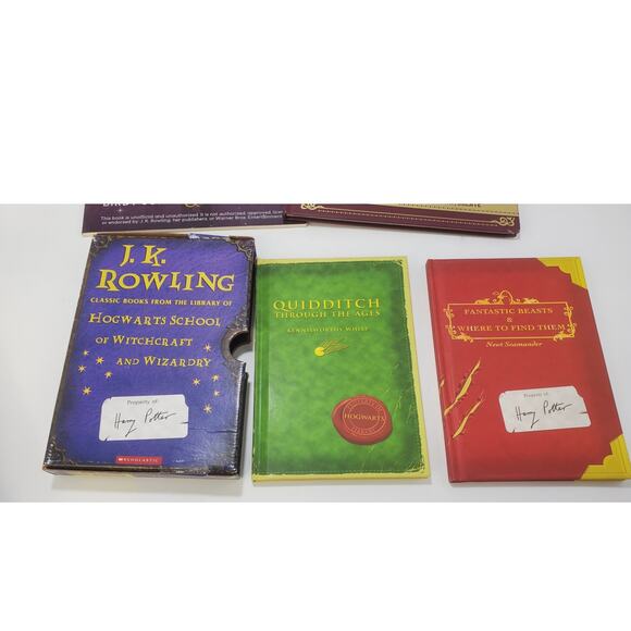 Vintage Harry Potter Books/Games, LOT OF 6,  PRE-OWNED - Picture 4 of 10